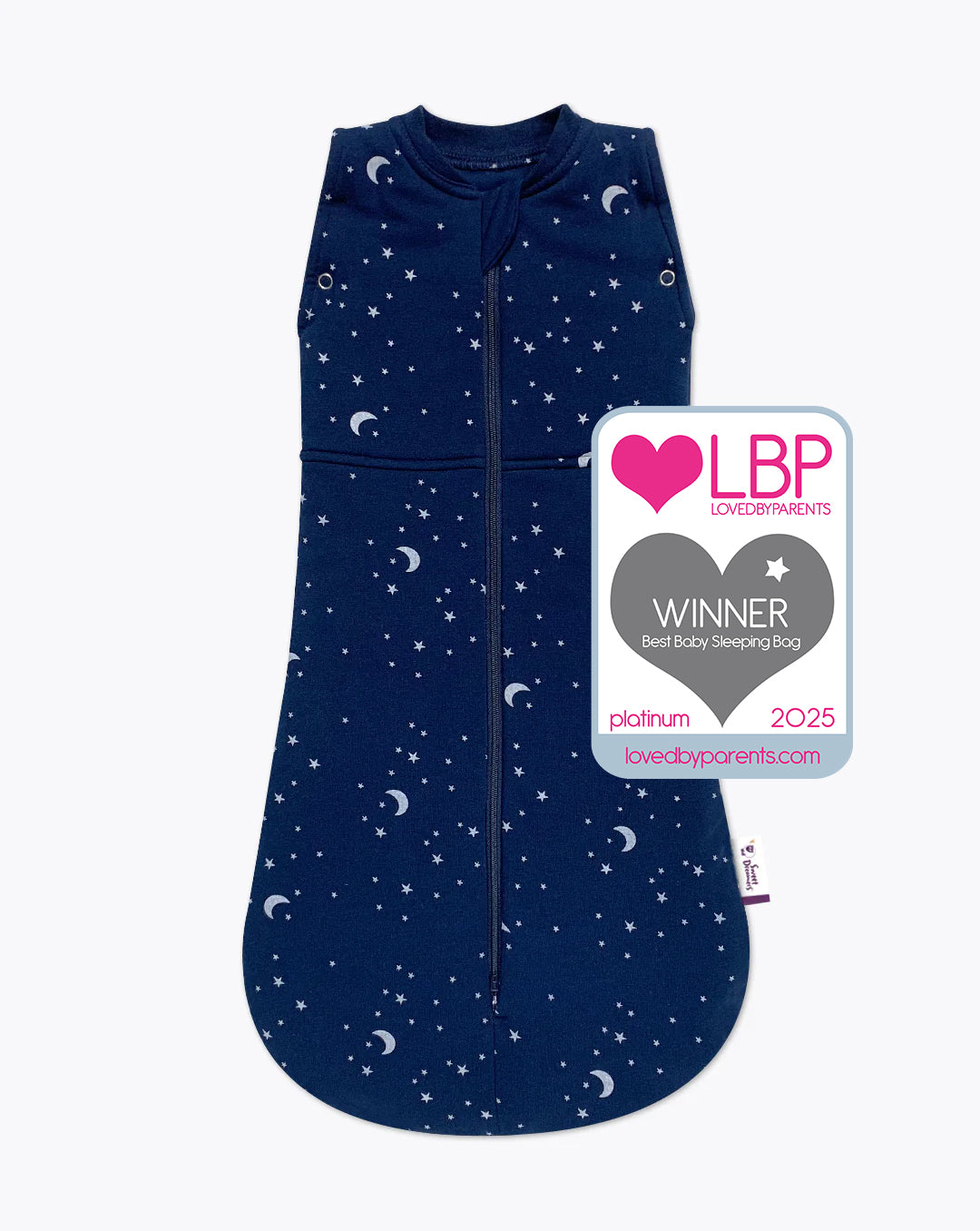 sleeping bag blue moon and stars | 3-12 Months | 2.5 Tog