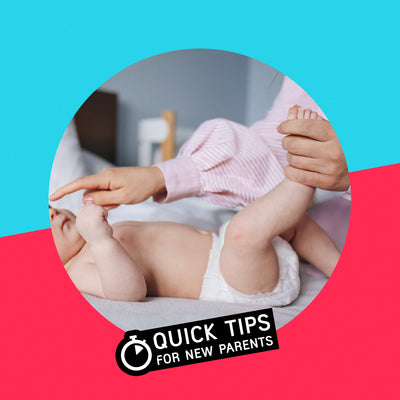 What should I do if my baby wakes up damp because their nappy has leaked?