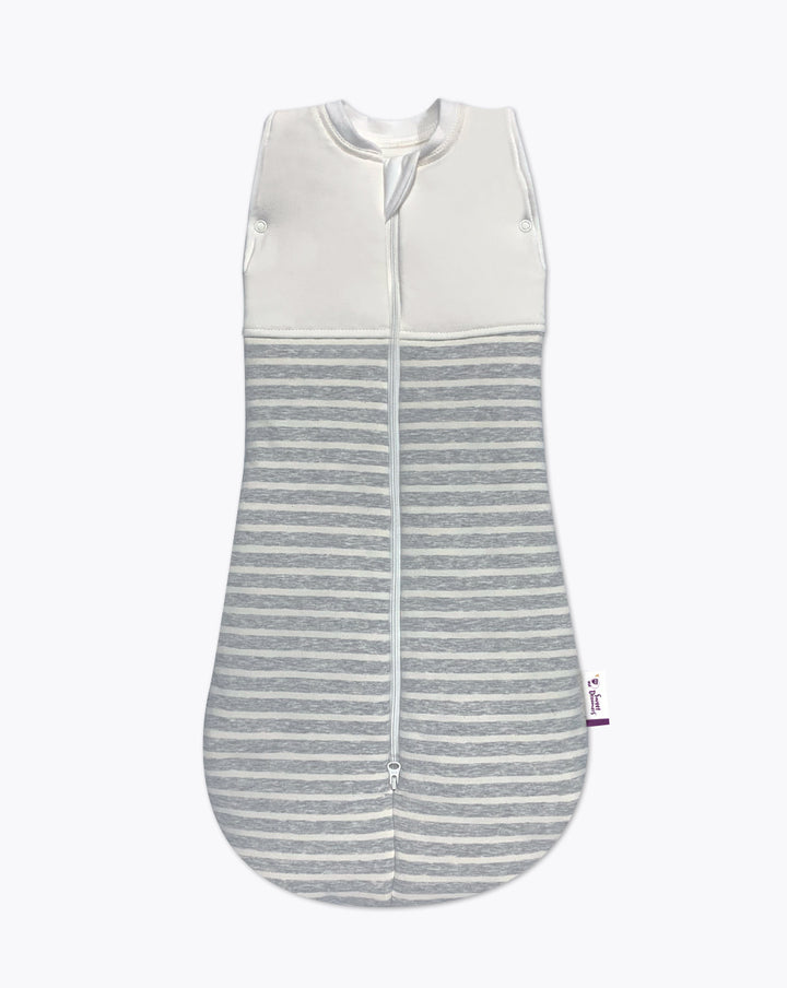 sleeping bag grey stripe | 3-12 Months | 2.5 Tog