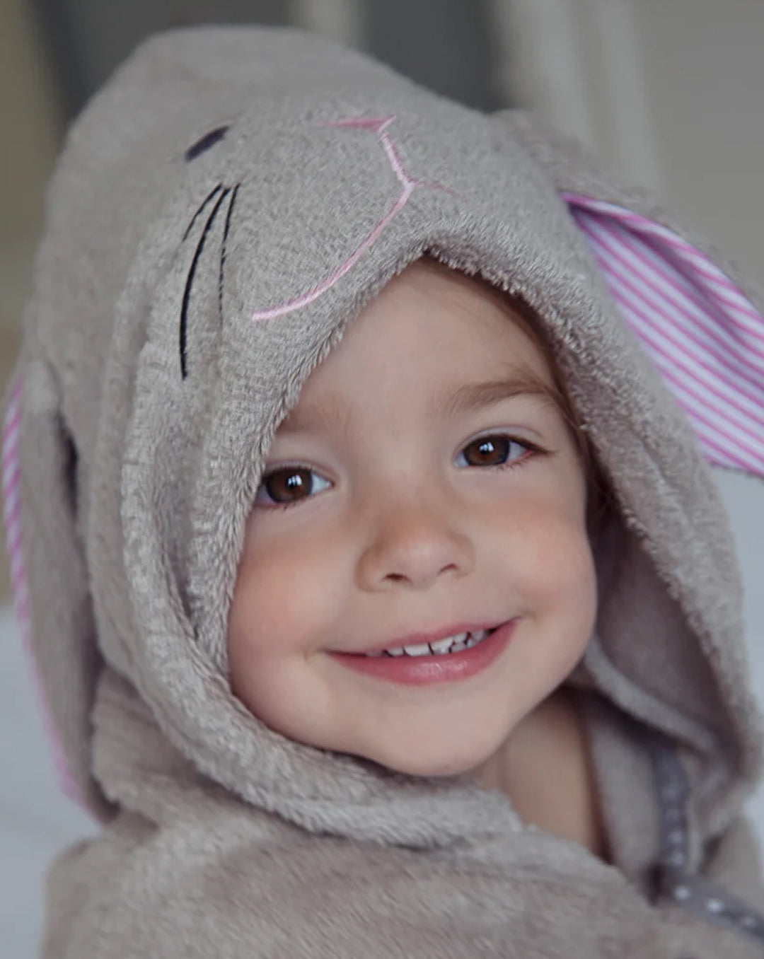 Cuddlebunny | bamboo soft hooded towel | personalised