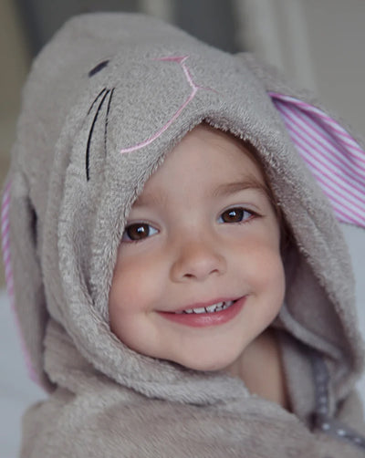 Cuddlebunny | bamboo soft hooded towel | personalised