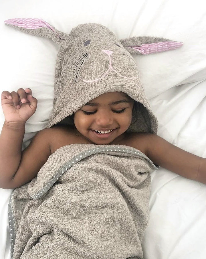 Cuddlebunny | bamboo soft hooded towel | personalised