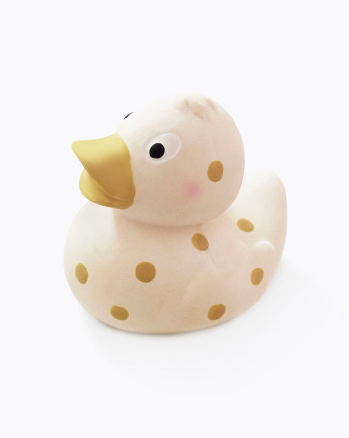 Cuddleduck | baby bath toy & teether | beige