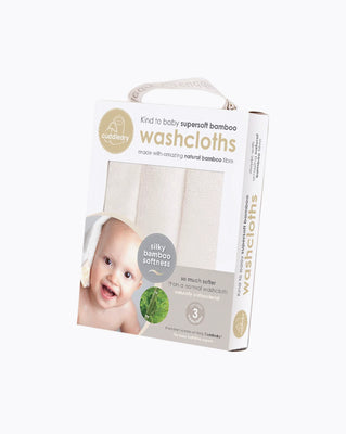 Supersoft bamboo wash cloths set of 3
