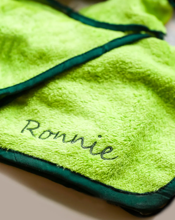 Cuddleroar | bamboo soft hooded towel | personalised