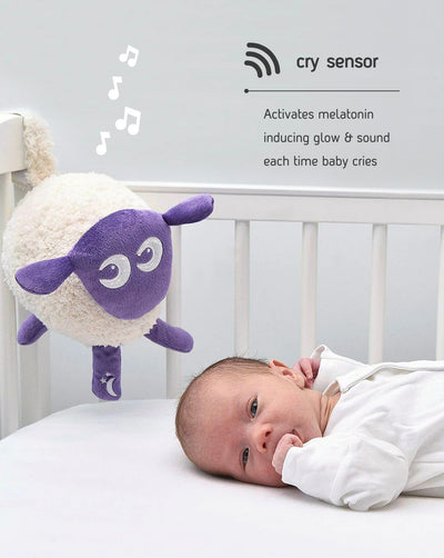 ewan Deluxe | baby shushing sleep sheep | purple