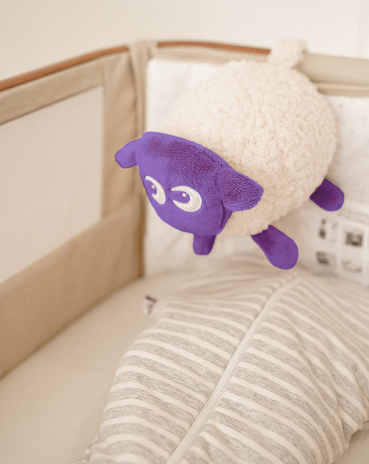 ewan Deluxe | baby shushing sleep sheep | purple