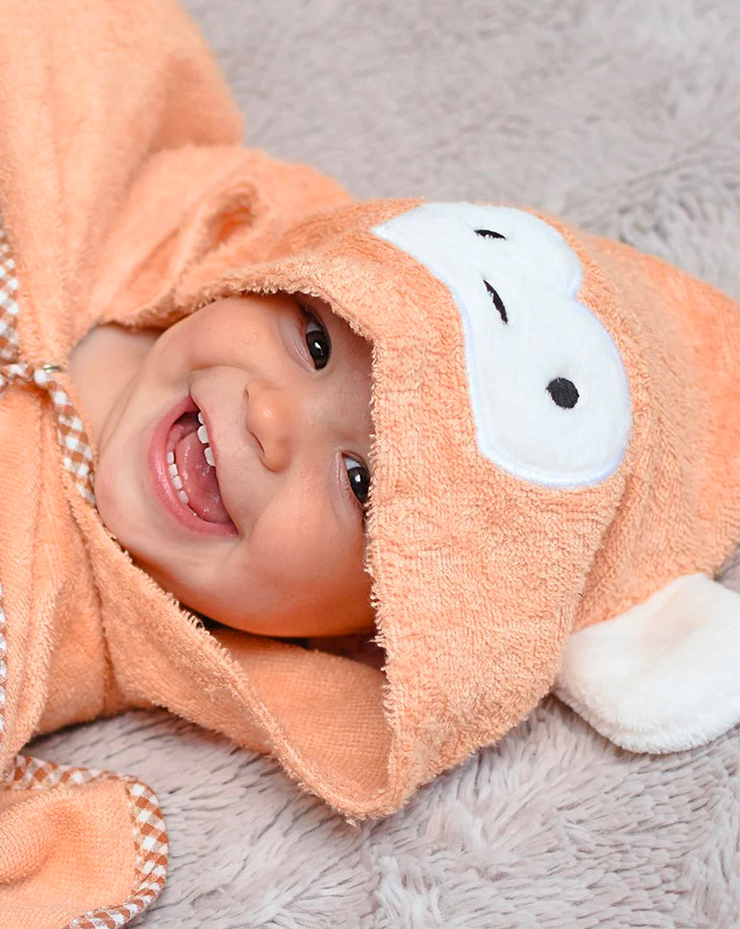 Cuddlemonkey | bamboo soft hooded towel | personalised