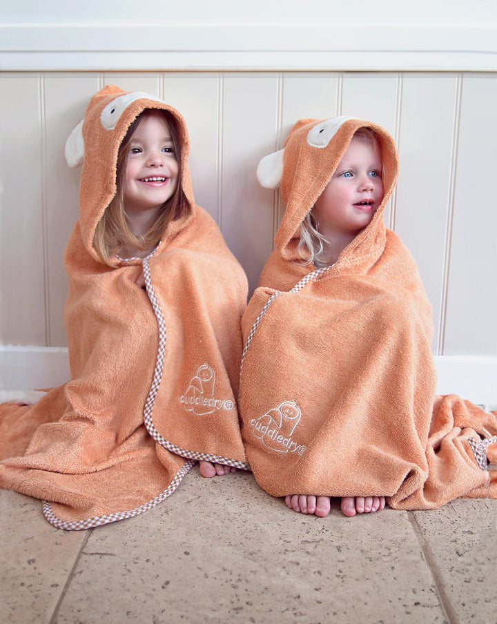 Cuddlemonkey | bamboo soft hooded towel | personalised