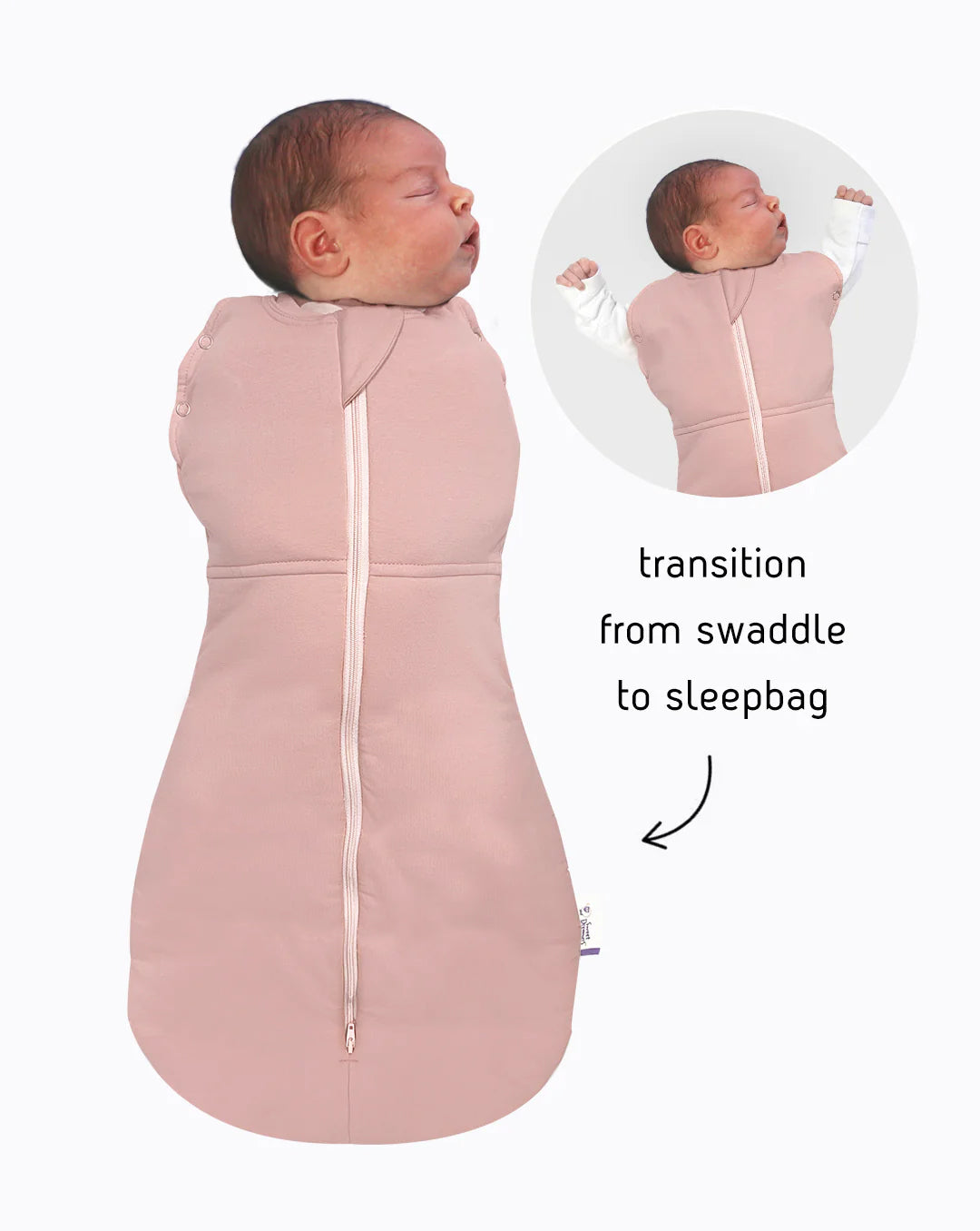 sleep swaddle bag pink Newborn Tog – Sweet Dreamers