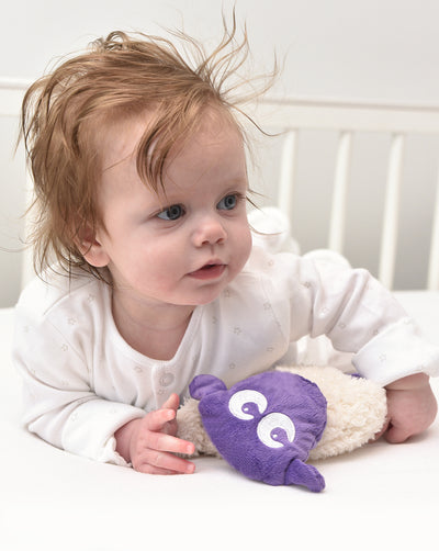 ewan snuggly | baby comforter | purple